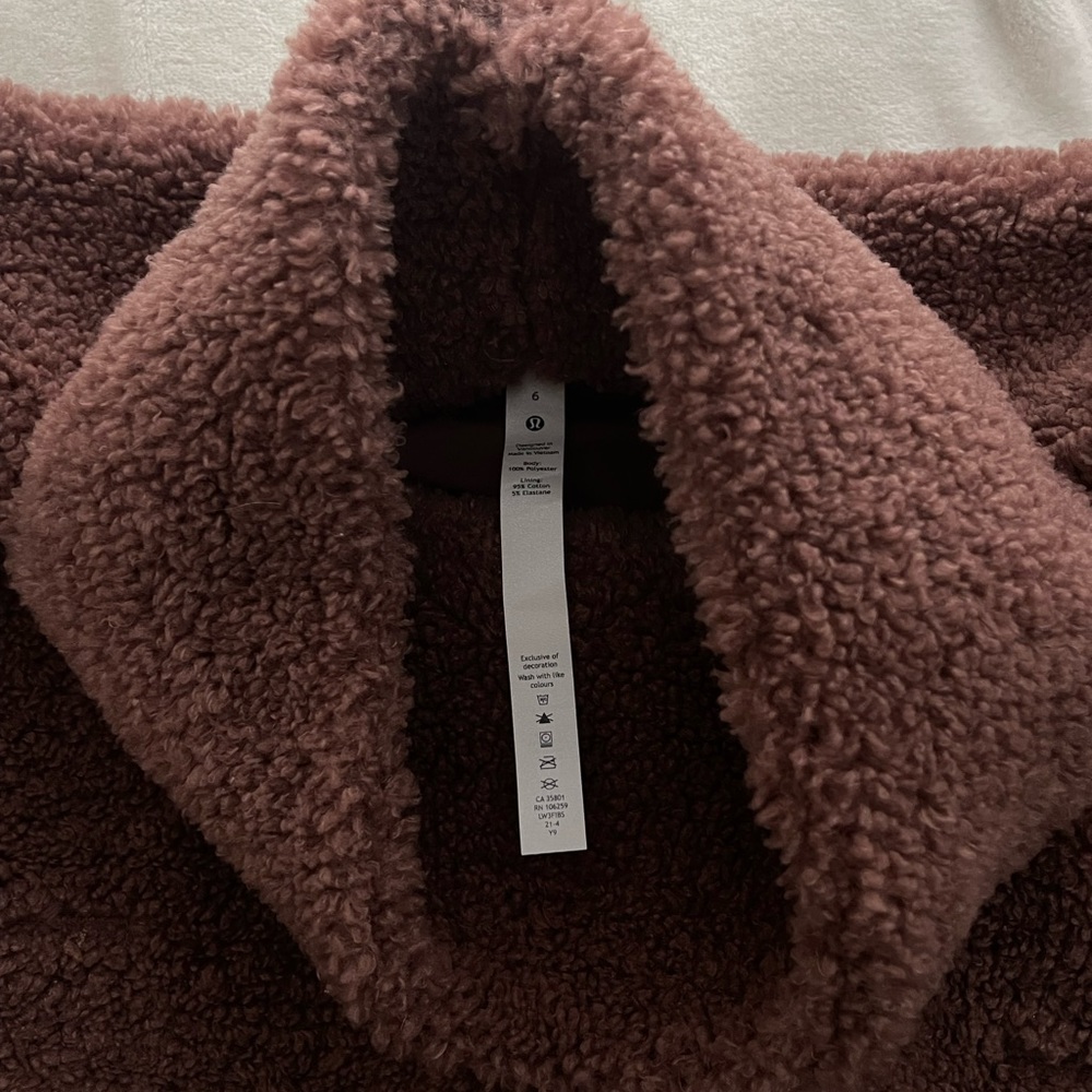 Lululemon Soft Fleece Polyester Fuzzy Mock Turtle… - image 6